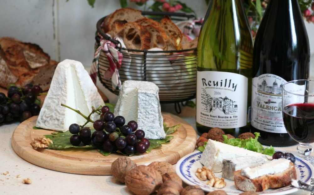 Vins et fromages - Reuilly et Valencay - Pouligny Saint Pierre et Valencay