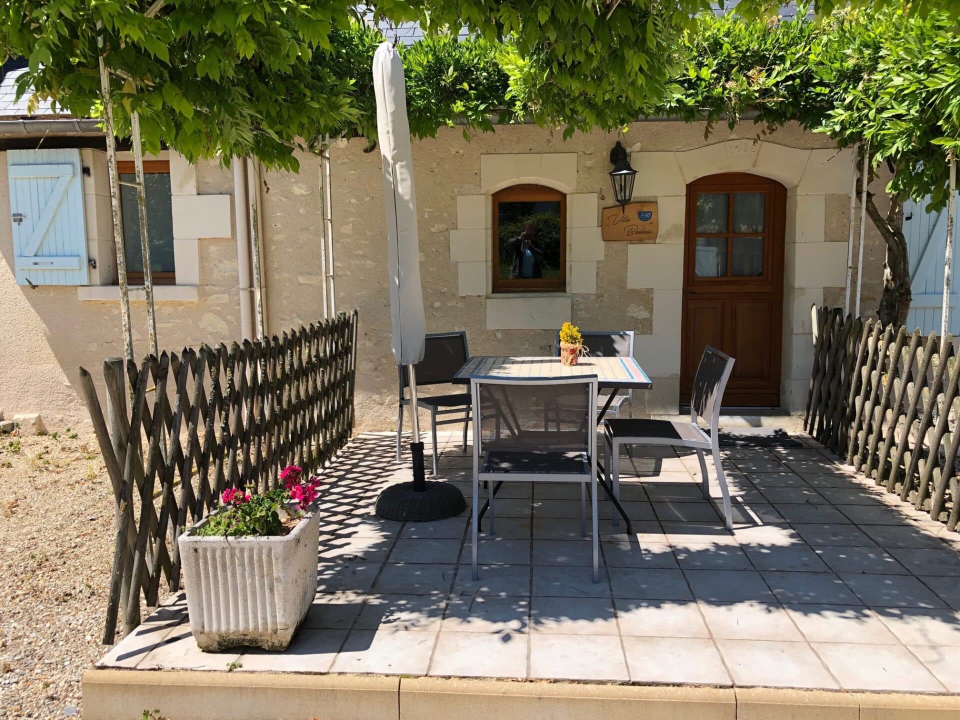 gite piscine beauval loches terrasse villa bouleau