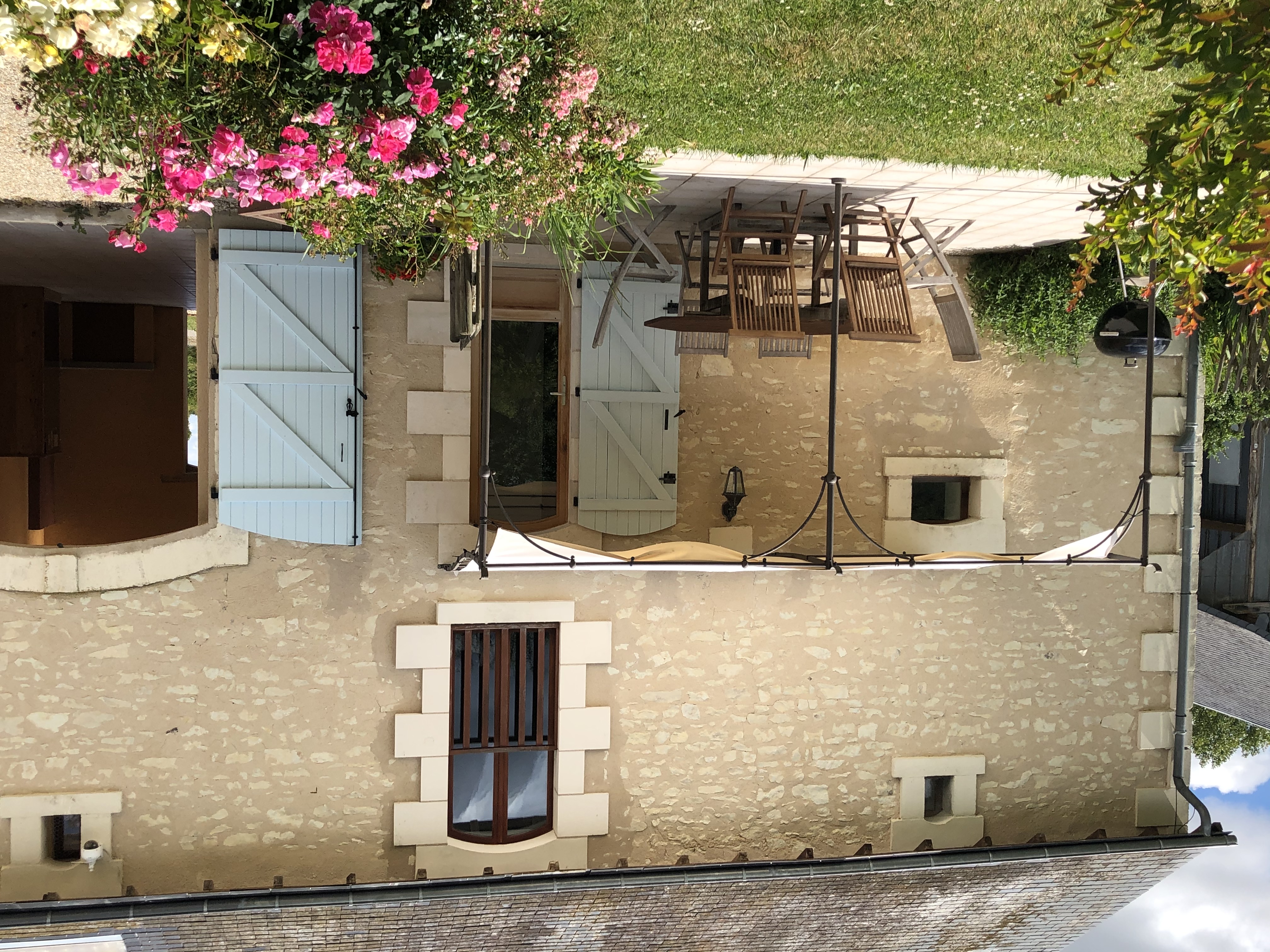 gite piscine beauval loches villa saule terrasse